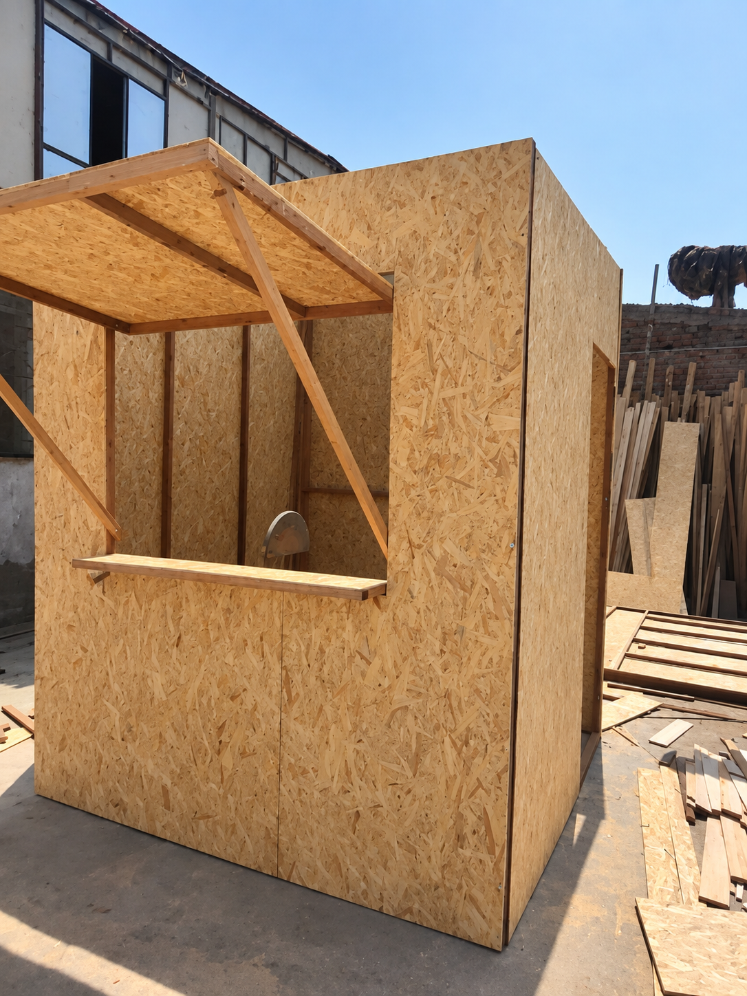 Kiosko de madera